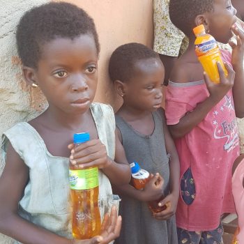 Putting smile on this children