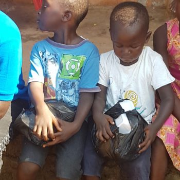 Putting smile on this children