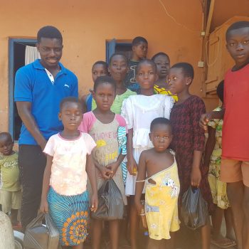 Putting smile on this children